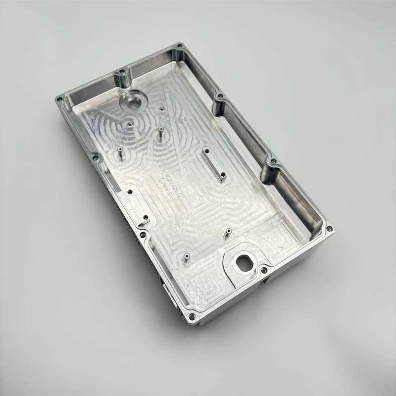 CNC Machining of Aluminum Heat Sink Structural Components Customized CNC Precision Machining