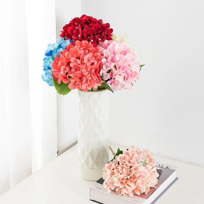 

Simulation hydrangea single branch wedding decoration flower home living room vase flower arrangement