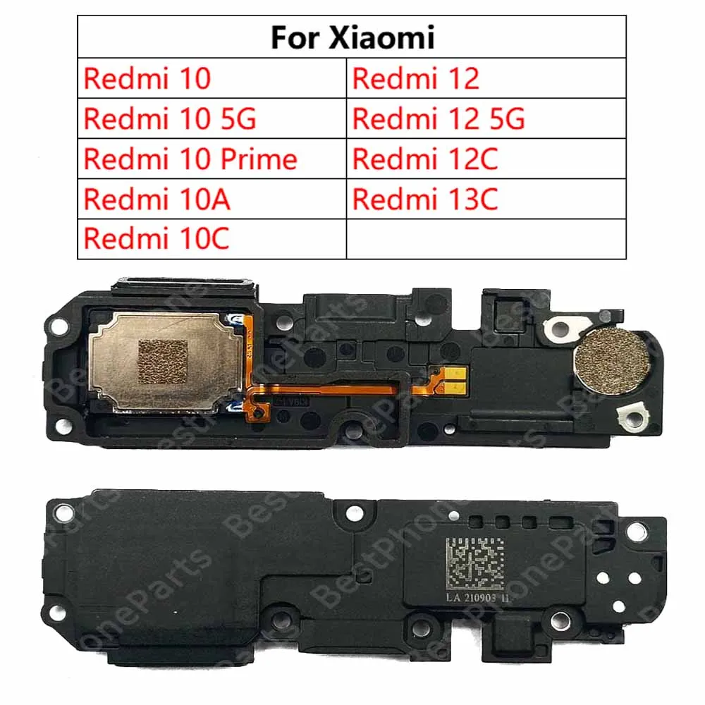 Loudspeaker For Xiaomi Redmi 10 Prime 10A 10C 12 5G 12C 13C Loud Speaker Buzzer Ringer Sound Module