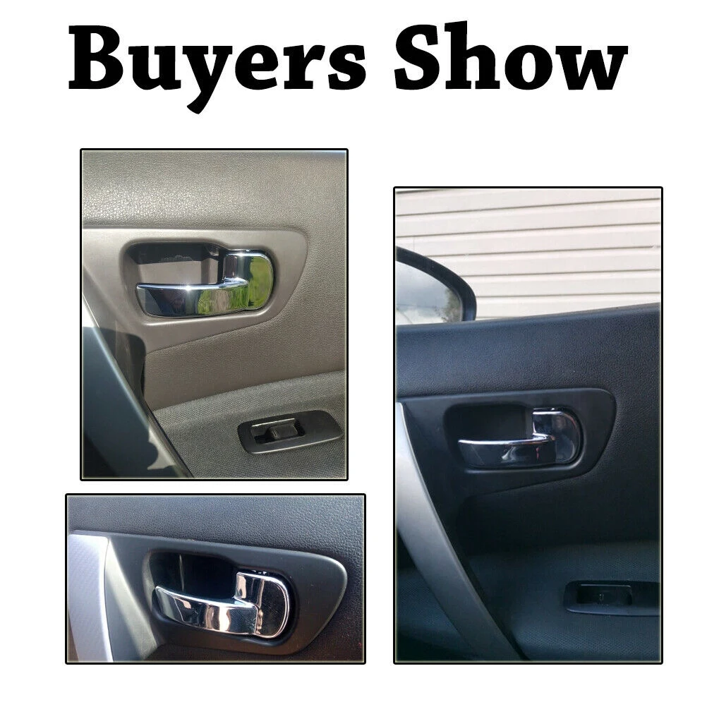 Interior Inner Door Handle Front Rear For Nissan Qashqai J10 2007-2013