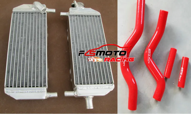 

For Suzuki RM250 2-stroke 2001-2008 2002 2003 2004 2005 2006 2007 Aluminum Radiator + Silicone Hose