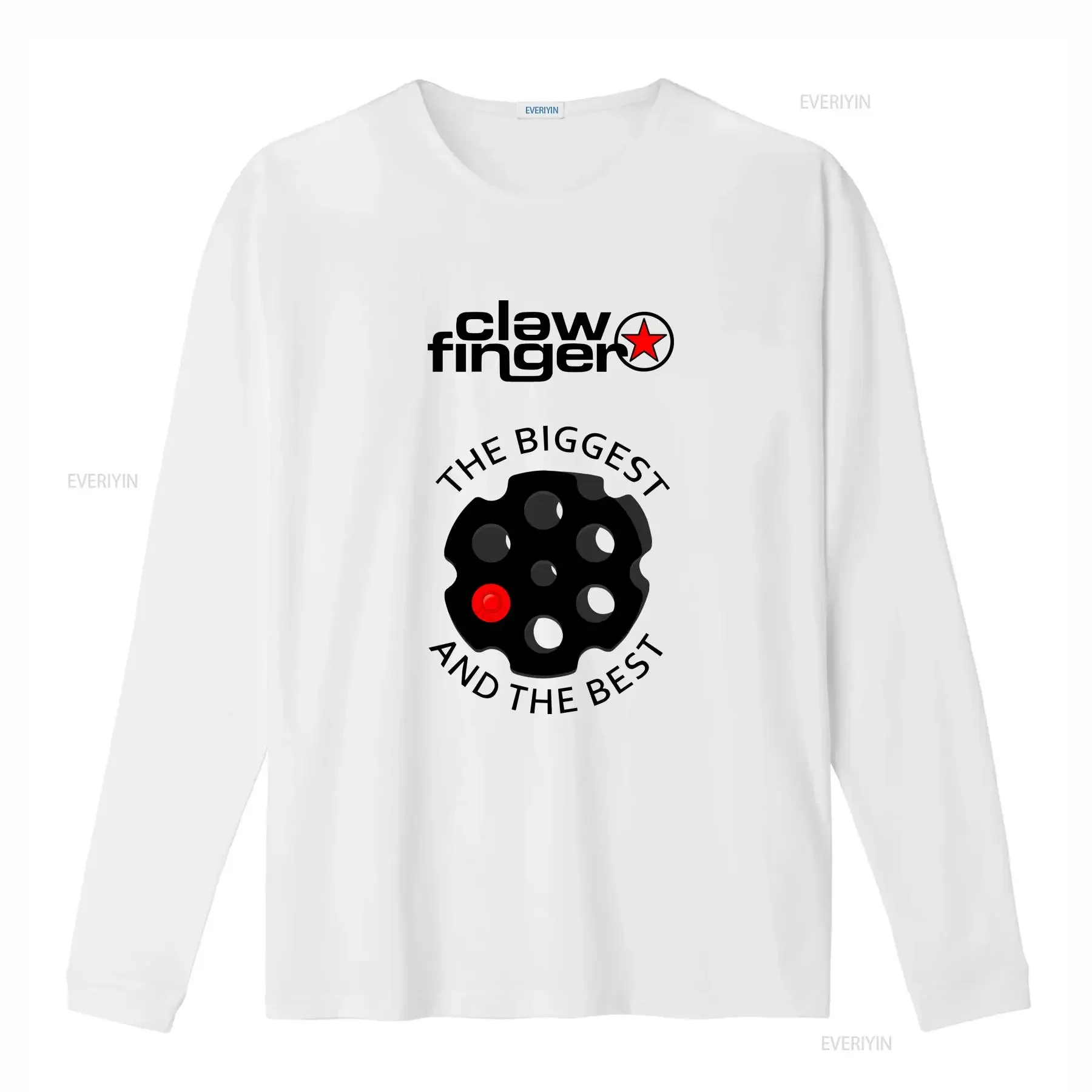 Clawfinger The Biggest Best White All Size T Shirt AC2662 vintage Washed Unisex homme Comfortable Breathable Versatile Soft
