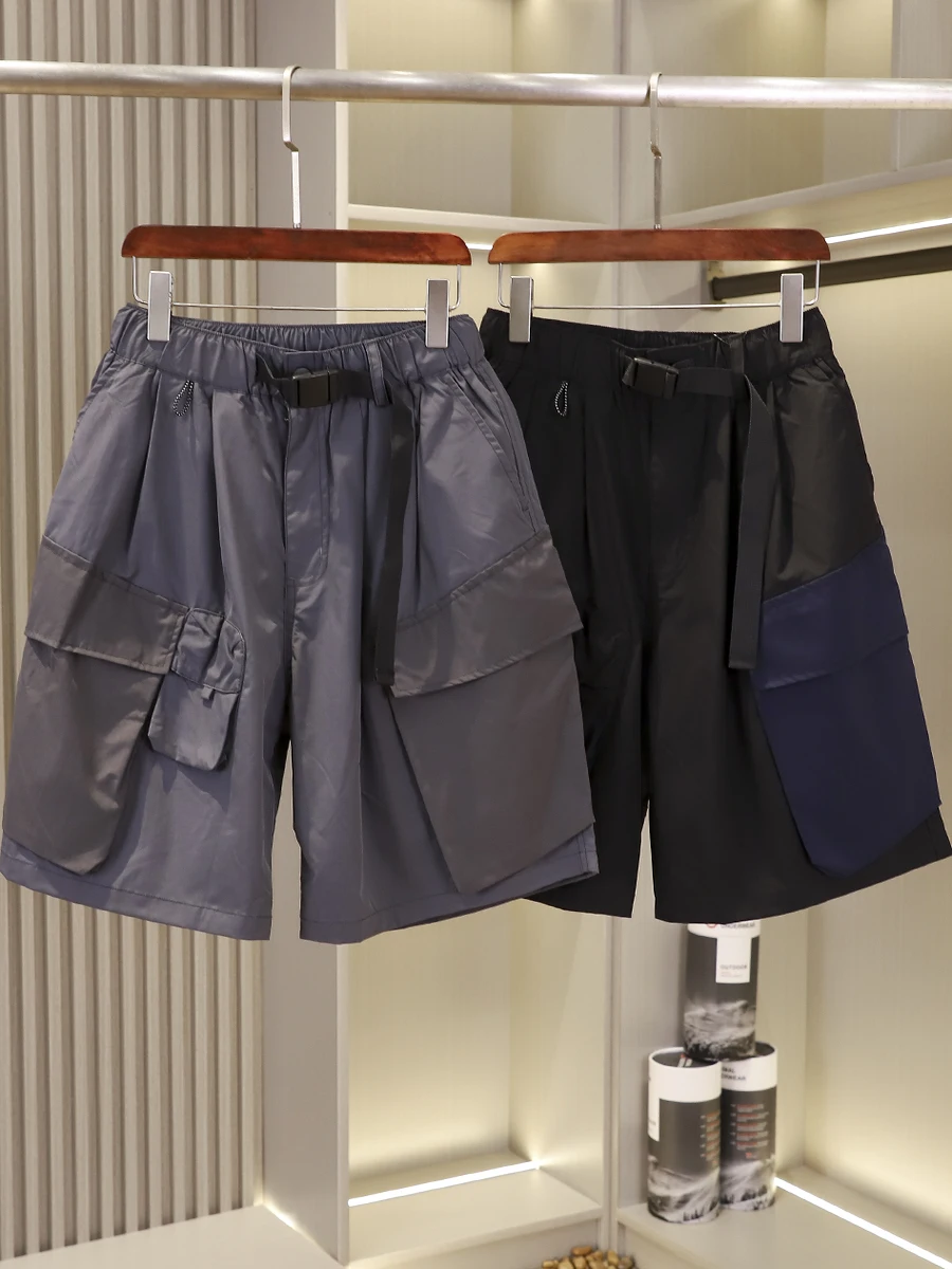 

Dongji U Home Men's Workwear orts Five-Piece Pants Color Blo Large ket Outdoor Summer Faion Casual Straight Leg Pants