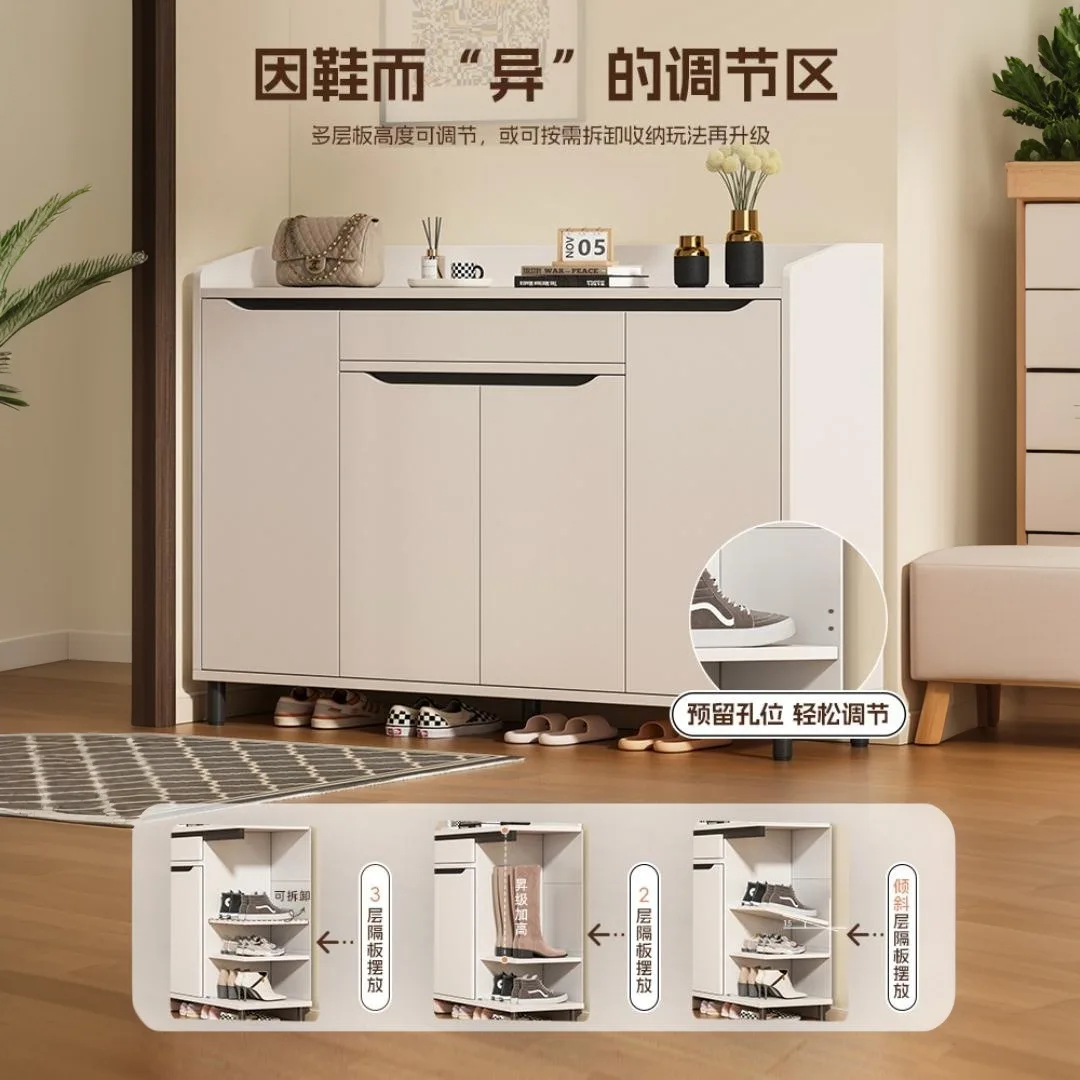 خزانة الأحذية، خزانة الشرفة المنزلية، داخلي 2025، شرفة متكاملة جديدة على الحائط، تخزين بسعة كبيرة