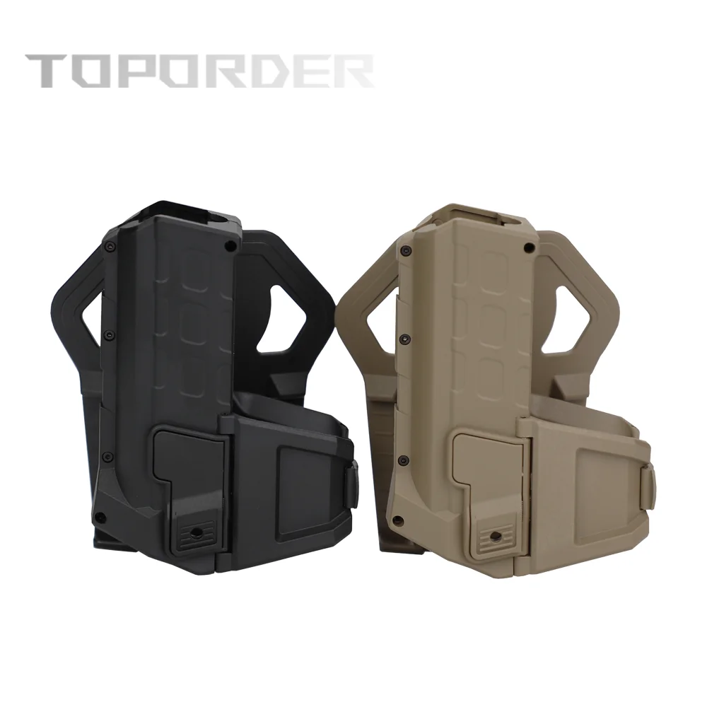 TOPORDER G19 Holster Taktische Pistole mit Taschenlampe oder Laser montiert Rechte Hand Taille Gürtel Pistole Holster Neue Pistole Zubehör – Detail 2