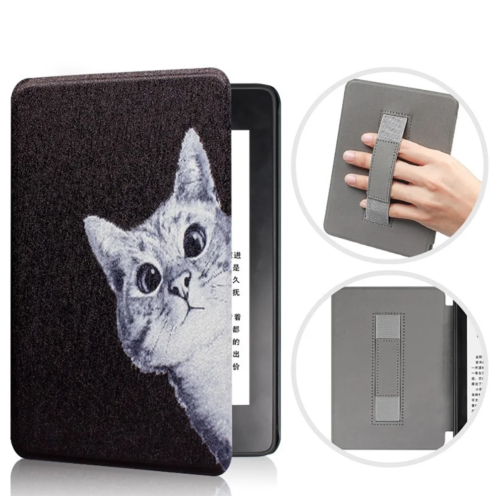

with Hand Support 6 inch e-Reader Case PU Leather 6 inch Protective Shell Shockproof for Kindle 2022/2024 11/12th Generation