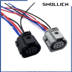 6 Pin EGR Valve Connector Plug With 15cm 18AWG Cable Wire Harness 1J0 973 713 G 1J0973713G 42121200 4G0973813B 4G0 973 813B