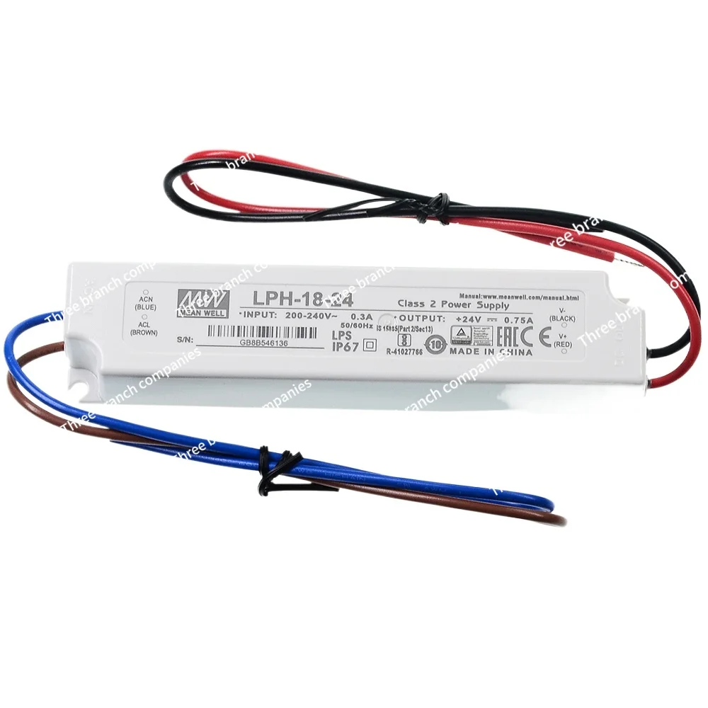 Led Waterproofing Power Supply LPH-18-12/24/36V Lighting 18W