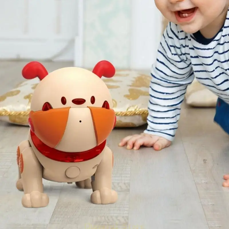 E7ce Children Electric Dance Puppy Music Toy Sound Robot Toy Interactive Robot Robot Gifts voor 1-3 jaar oude baby