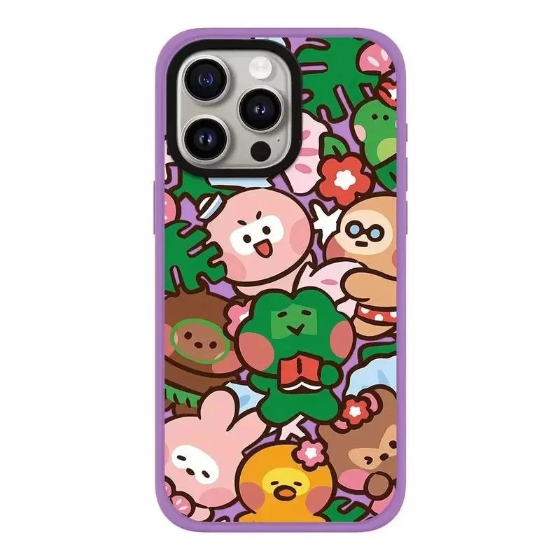 

Cartoon Summer Diving Pink Purple Frosted Phone Case Cover for IPhone 13 14 15 Pro Max Case