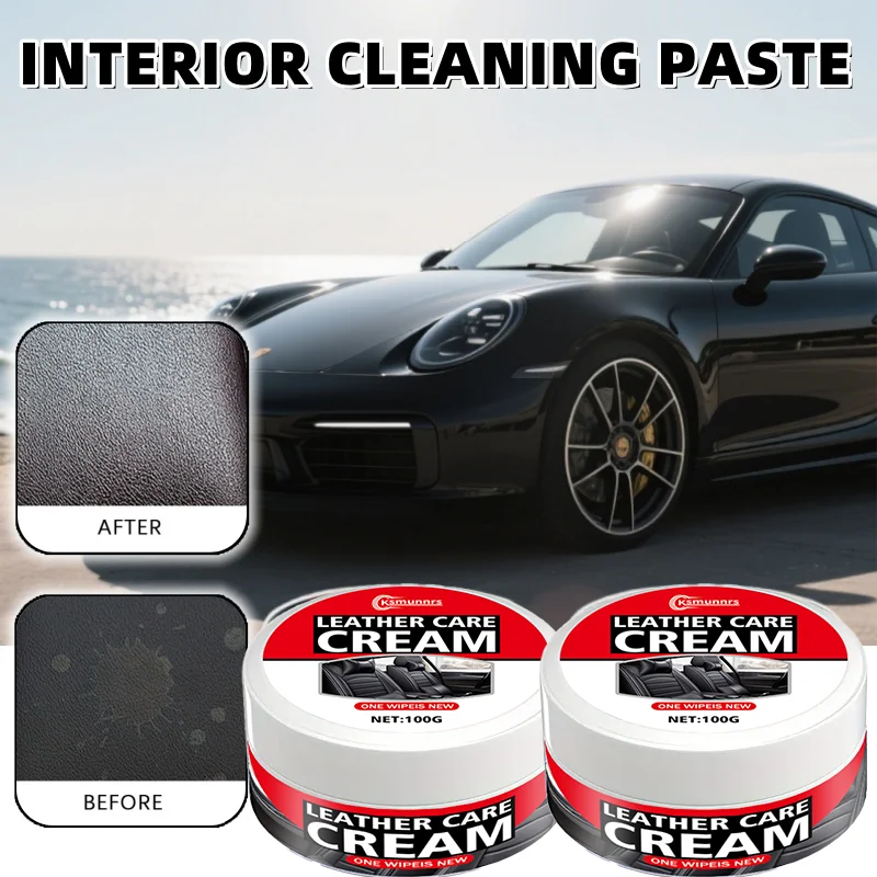 يحتوي مركب التلميع الداخلي للسيارة هذا تركيبة لطيفة لن تسبب ضررًا أو تفريغها المواد. إنه حذاء جلدي بدون ماء #4