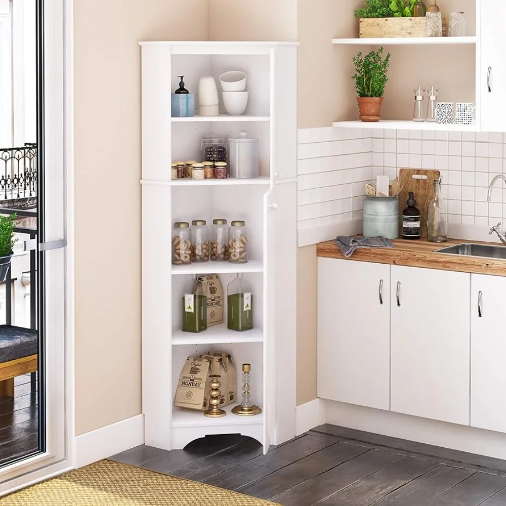 

Pots Organizer Kitchen Furniture Microwave Stand With 2 Wire Drawer 7-Tier With Large Storage for Spice Home Freight free