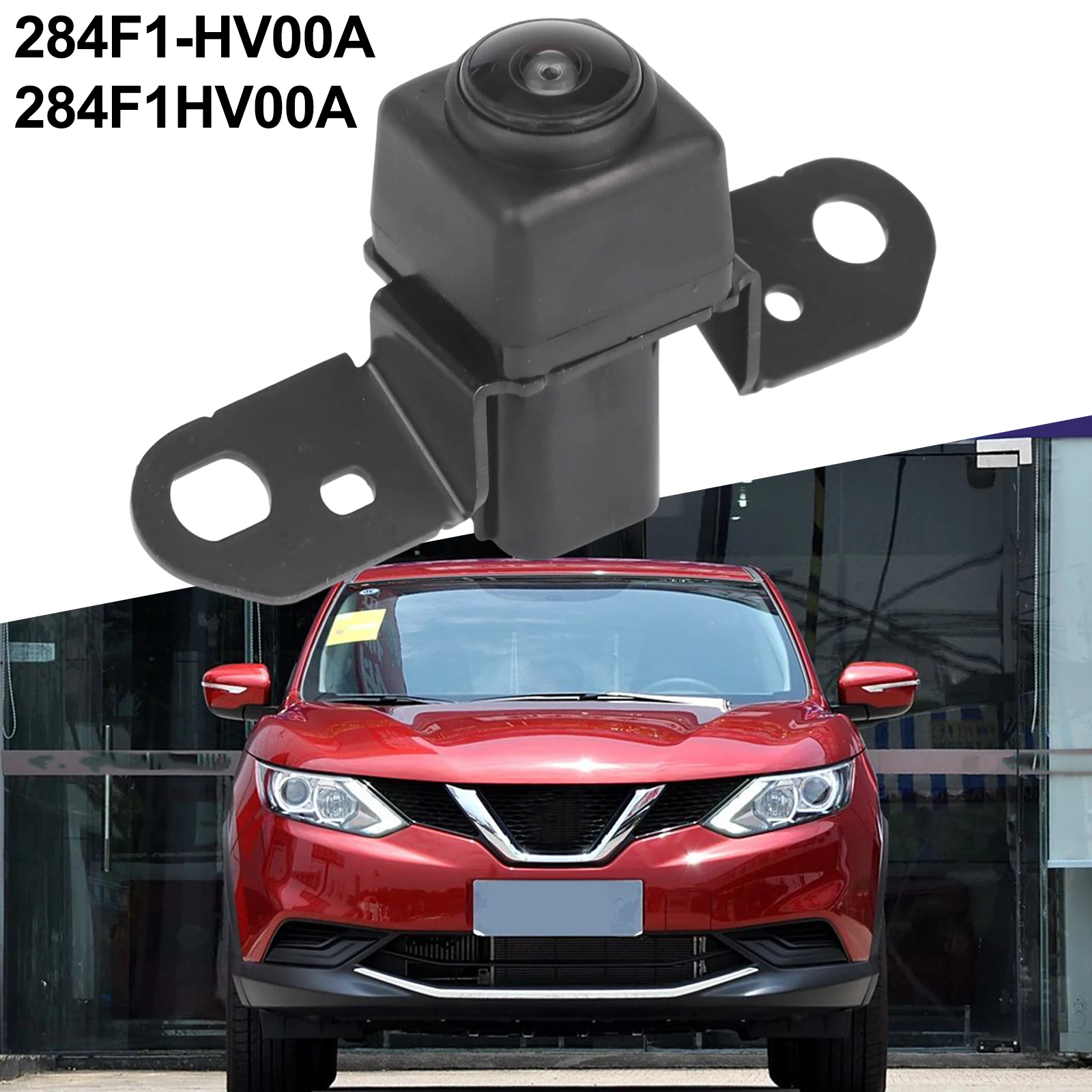 Parking Assist Camera Front View Camera 12V Voltage Compatibility Made Of ABS Material Practical And Reliable For Nissan Qashqai