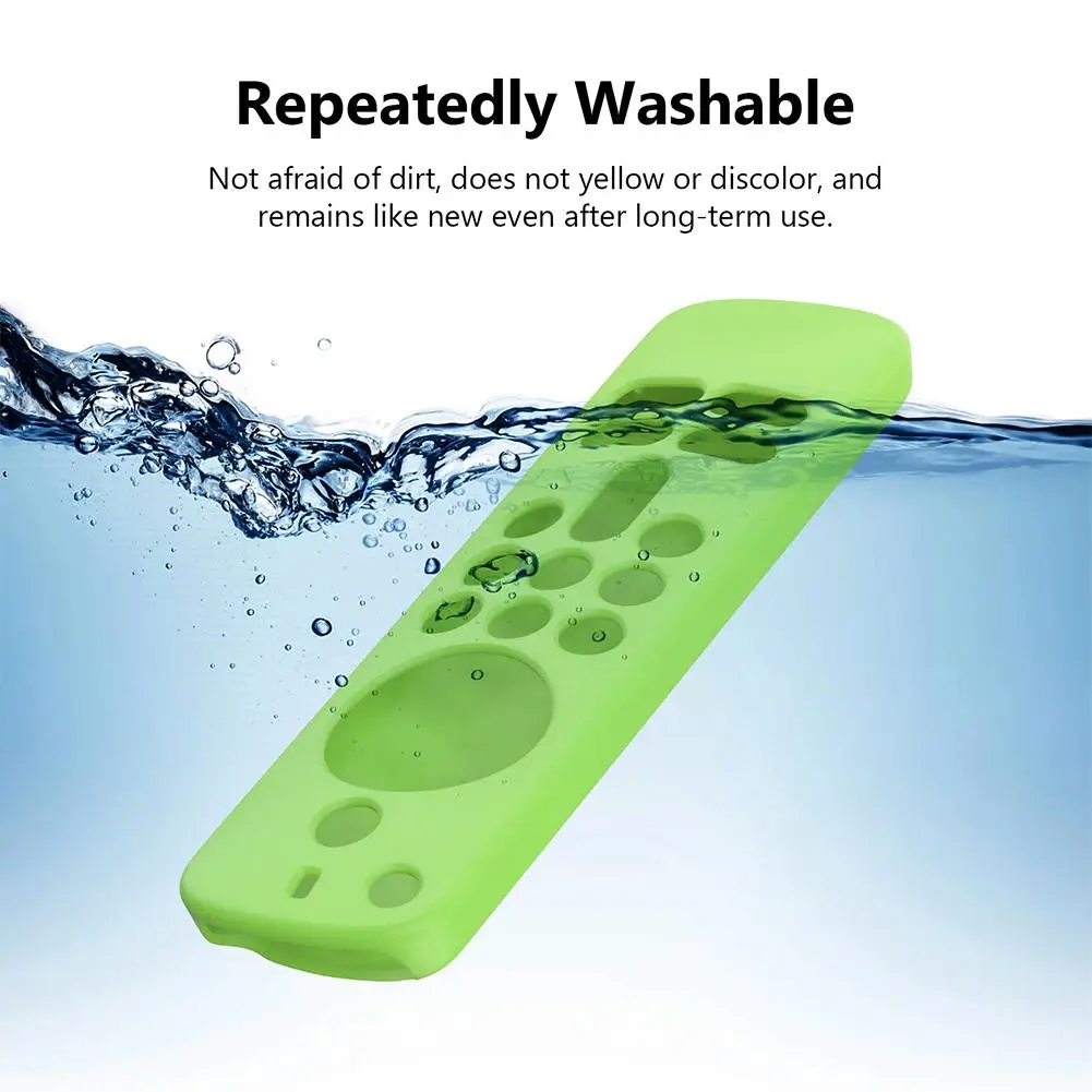 For Alexa Voice Fire TV Stick HD/4K Silicone Remote Case Shookproof Protective Case Anti-Slip Remote Cover Smart TV Accessory