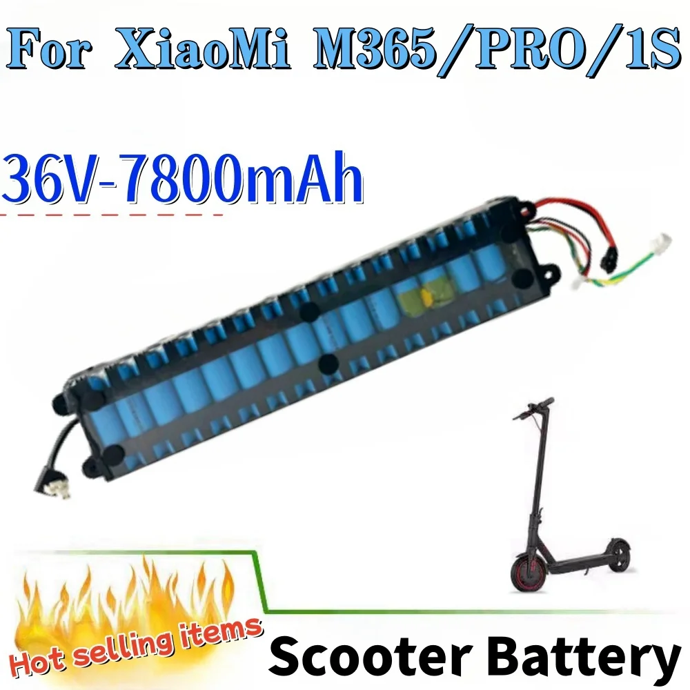 18650 36V 10S3P 7800mAh For Xiaomi Mijia M365/1S Pro Motorized Scooter.  7.8Ah  Lithium Battery Pack.