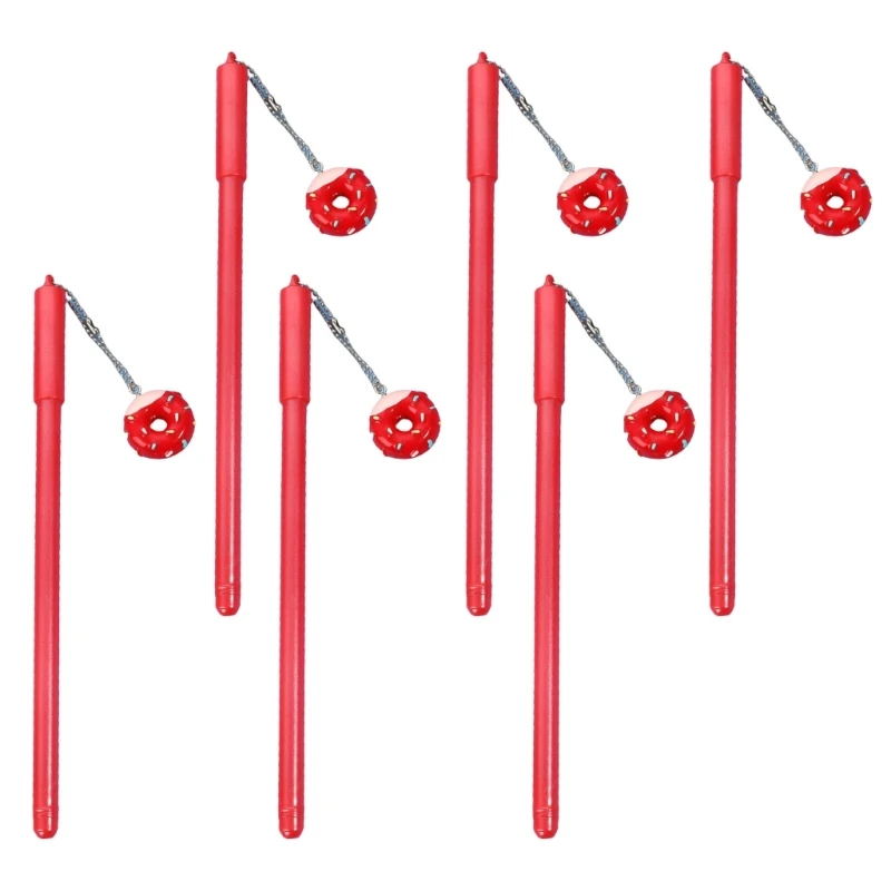 6Pcs Desserts Gel Pen Funny Writing Pen 1.0MM Tip Smooth to Write Refillable Gel Pen for Women Girl Writing Journaling