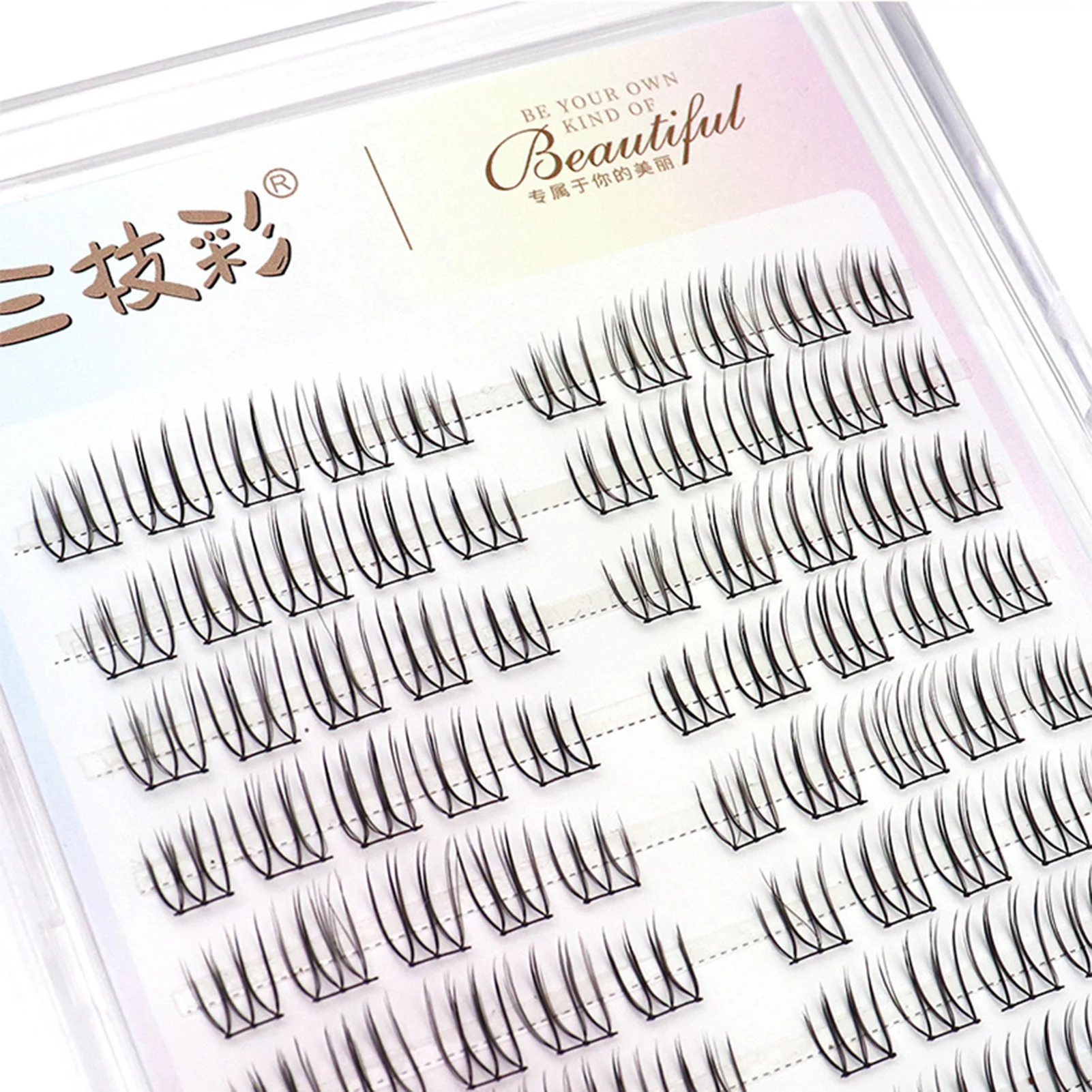 مجموعات رموش فردية كوسبلاي تأثير ثلاثي الأبعاد رموش فردية رموش صناعية طبيعية تمديد للمبتدئين ودية