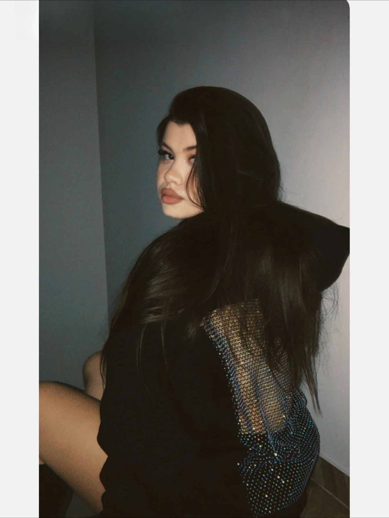 눈길을 사로잡는 속이 비치는 후드티는 초가을과 겨울에 딱 맞는 니치 디자인으로, 섹시한 여성을 위한 핫한 후드티입니다.