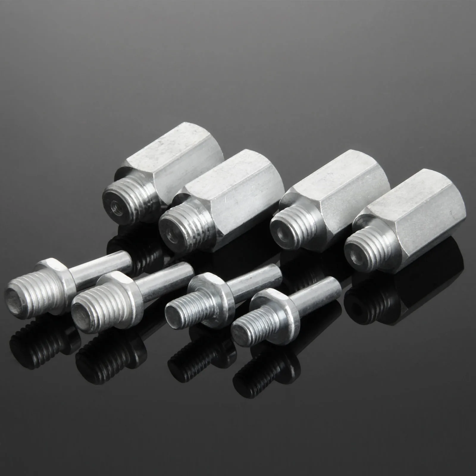 DRELD 1Pc Drill Aapter Thread For Polishing Pad & Hook Loop Backer Plate Backing Pad & Polisher M10/M14/M16 5/8" Thread
