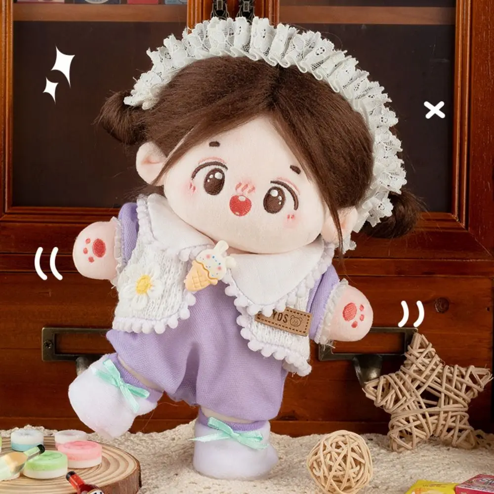 Boog 20 cm katoenen poppenkleertjes mooie kleurrijke idool poppen cartoon patroon rok schattige kawaii katoen pluche poppen rok kostuum speelgoed