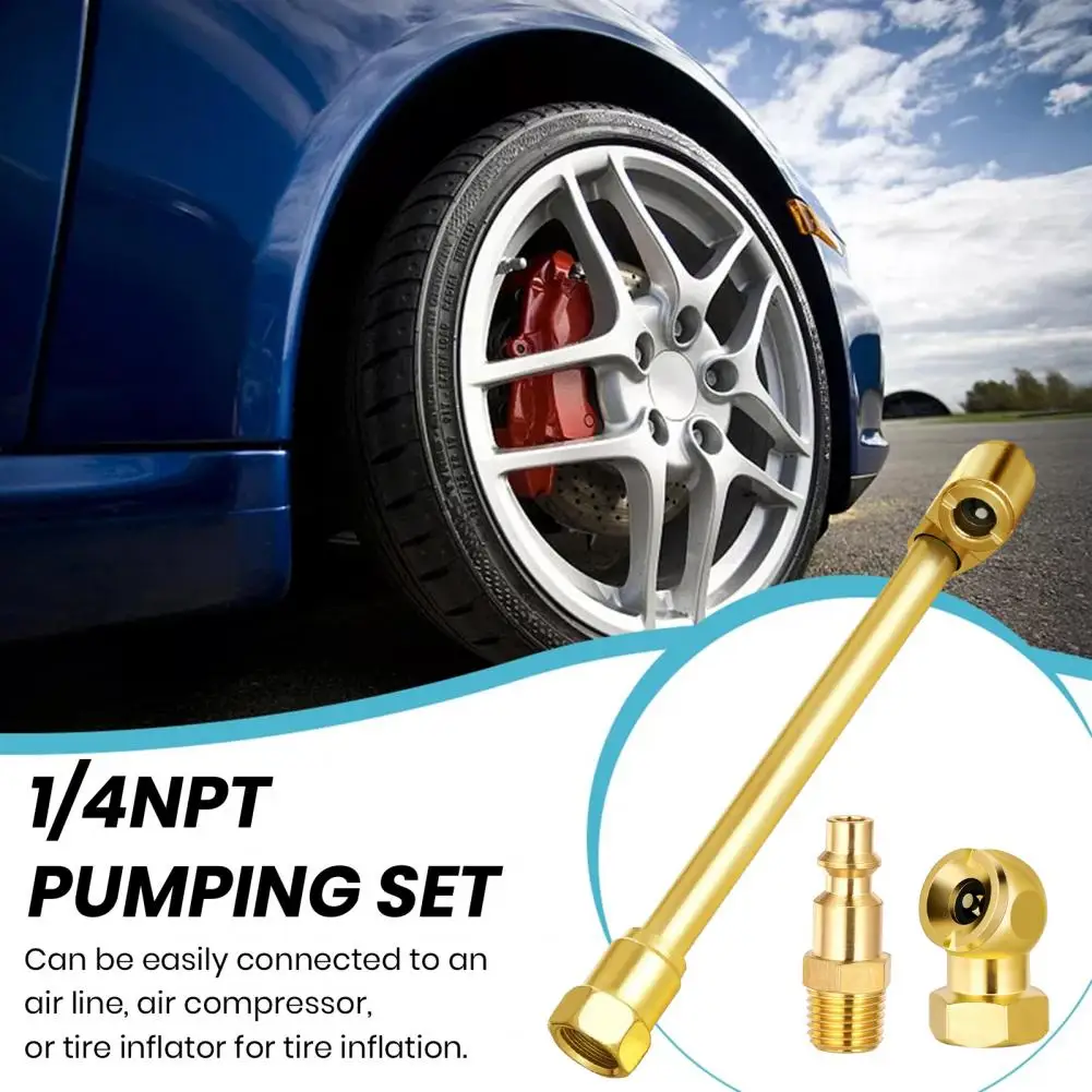 

4 шт. 15 см набор воздушных патронов с двойной головкой и закрытой шаровой шиной, воздушный патрон 1/4 соединения, сверхмощный шаровой патрон, накачка шин для головы