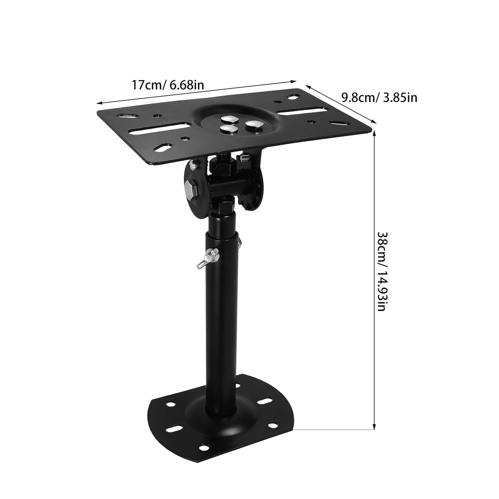 دعامة تثبيت مكبر الصوت شديدة التحمل قابلة للتعديل على الحائط والسقف لنظام الصوت المستقر المضاد للاهتزاز #2
