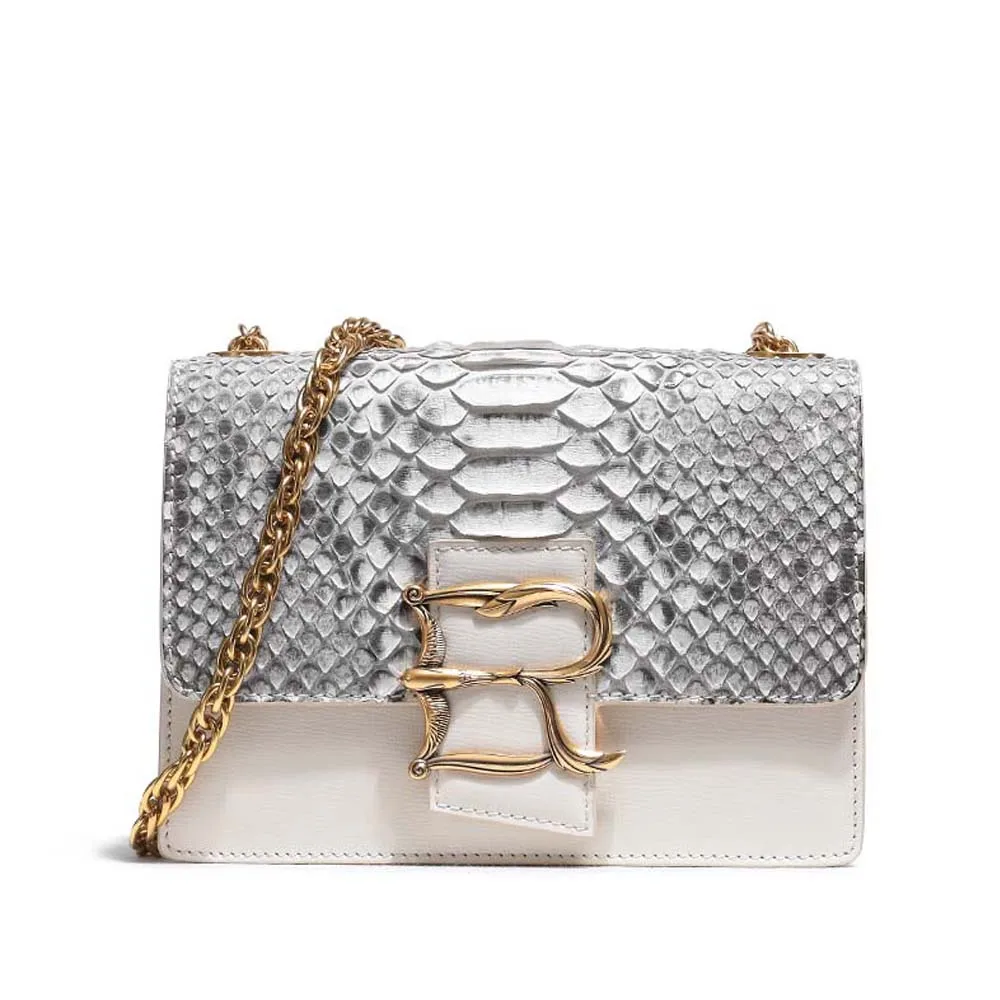 ouluoer new  Female bag  leisure  Single shoulder bag   fashion  female chain bag snake skin bag  women flap