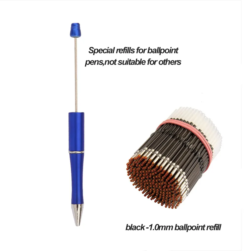 Nachfüllbare Kugelschreibermine mit großem Füllvolumen, 1,0 mm, schwarze Tinte, Kugelschreibermine, glatt schreibende schwarze Mine, Bürobedarf – Detail 2
