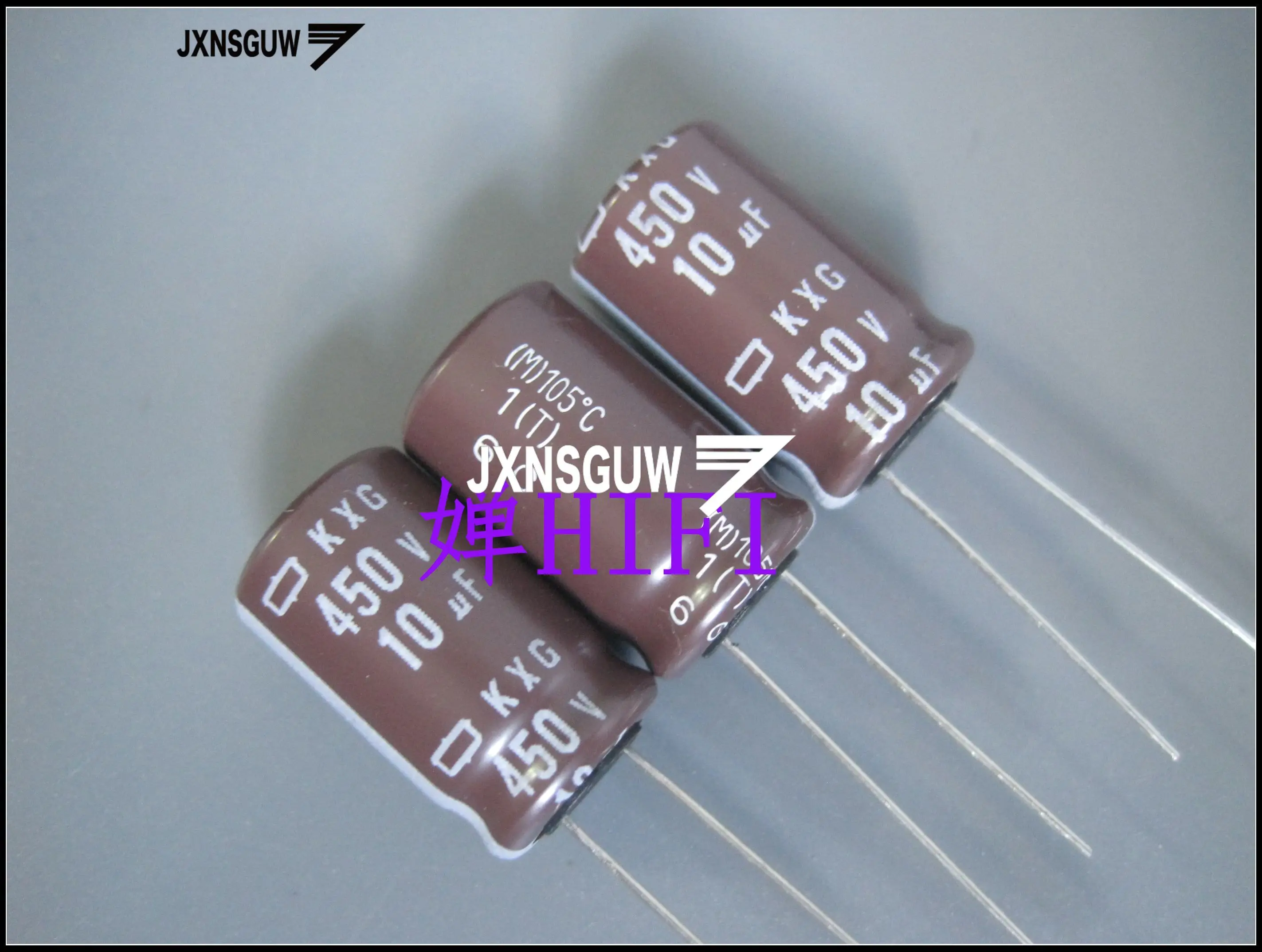 20PCS NIPPON KXG 450V10UF 12.5X20MM NCC long life electrolytic capacitor 10UF/450V CHEMI-CON 105 degrees 10uF 450V