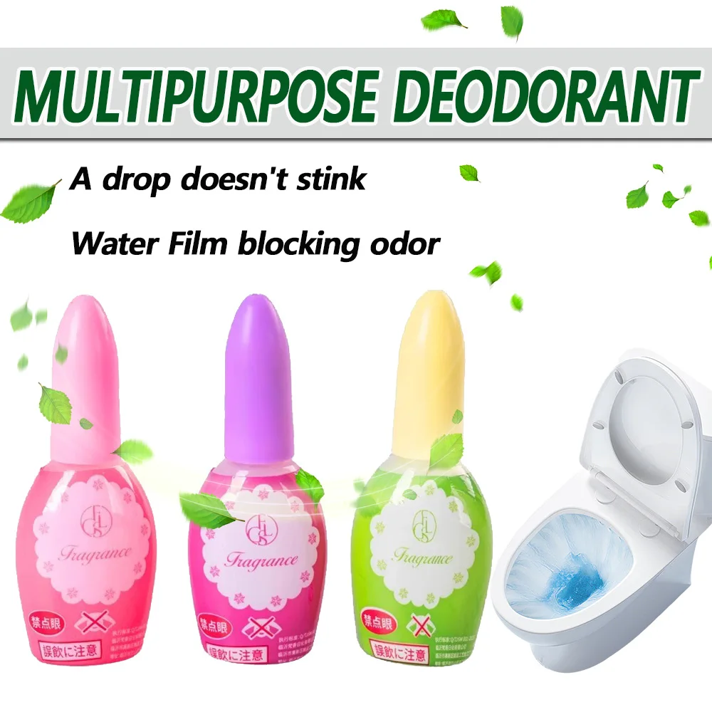 1Pcs 20ml One Drop of Deodorant Yuan Toilet Deodorant Fragrance Liquid Indoor Aromatherapy Air Freshener To Remove Odor