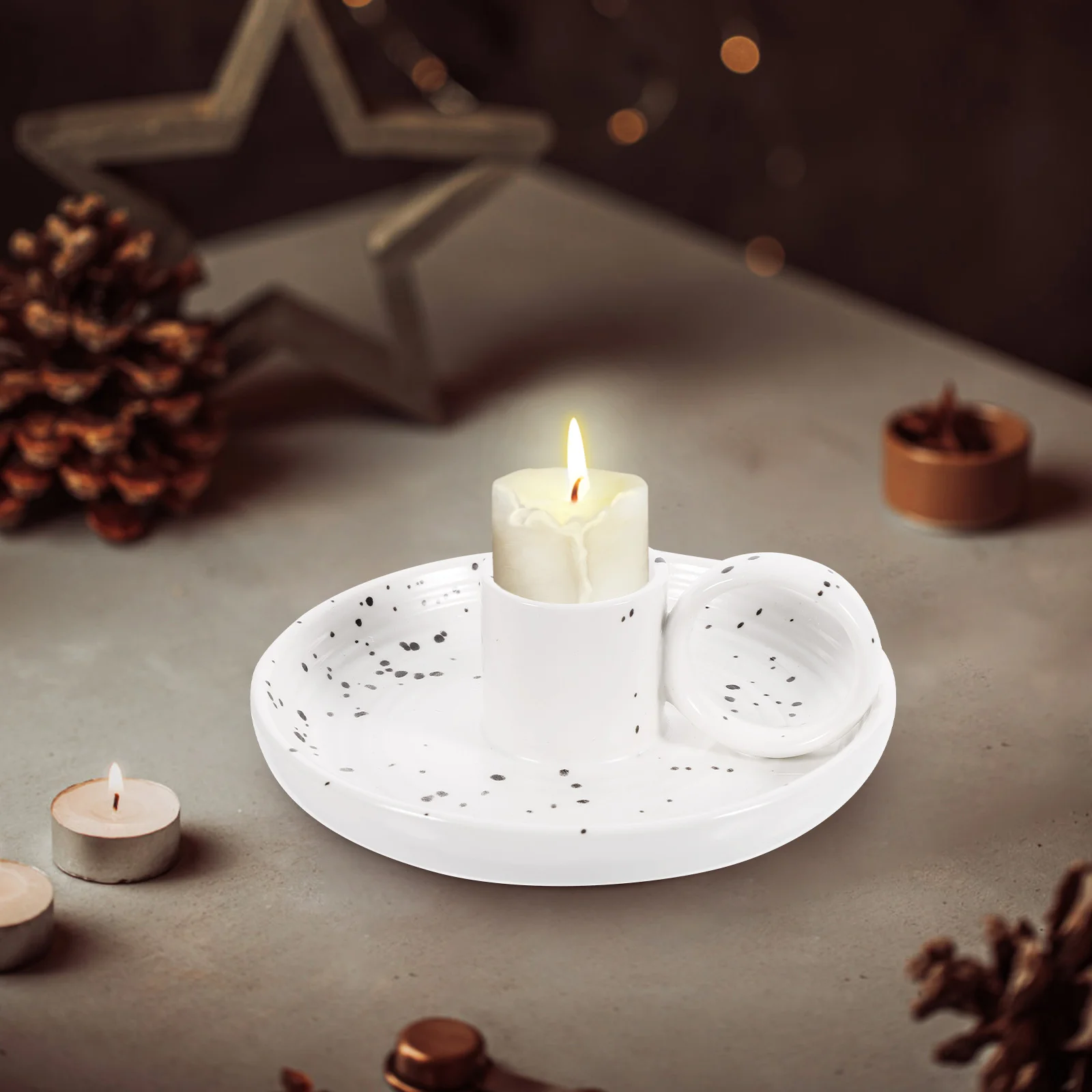 

Indoor Holder Home Decorative Accessories White Mini Insence Burner Incense