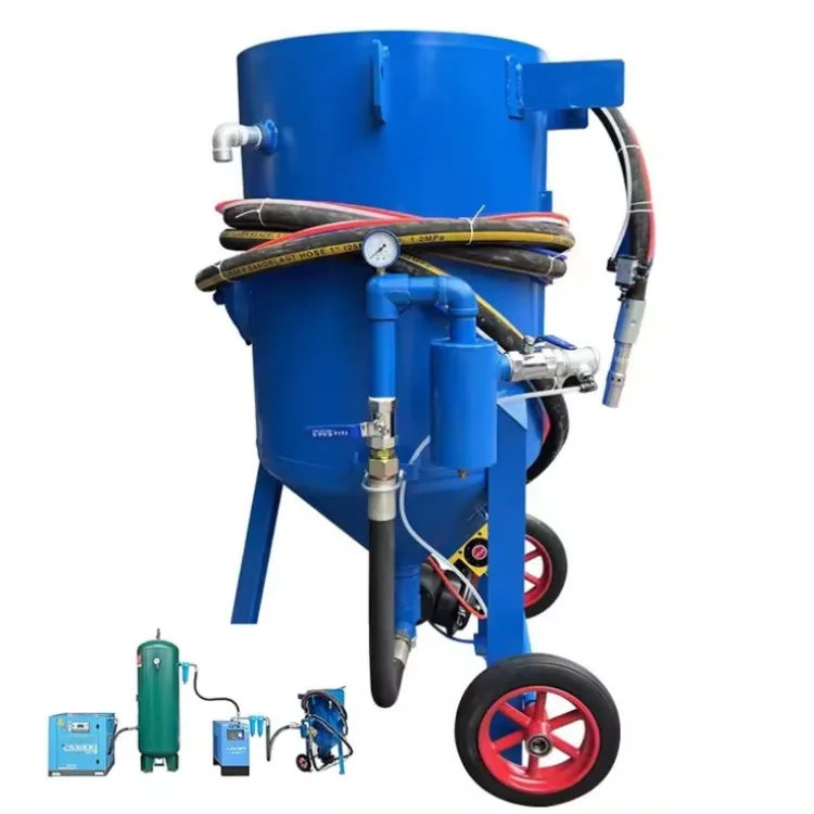 

Time Saving Stainless Steel Wet Dustless Sandblaster Sand Blasting Equipment Sandblasting Machine