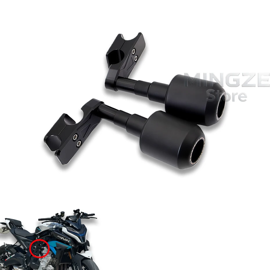 FOR CFMOTO CF 450SR 450SRS 450NK Engine Protection Cover Frame Sliders Crash Pad Falling Protector Guard CF400-6-7 Accesorios