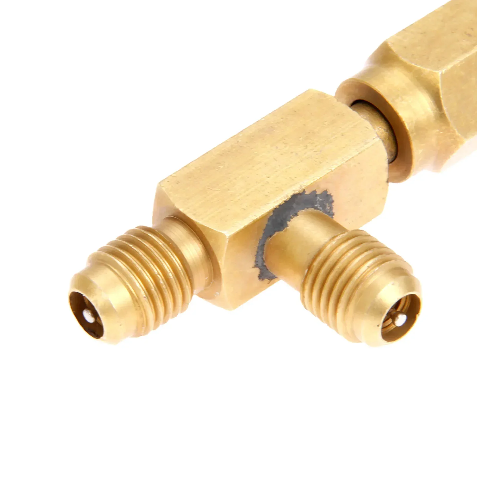 1x In Ottone Tee Adattatore Converter 1/4 \