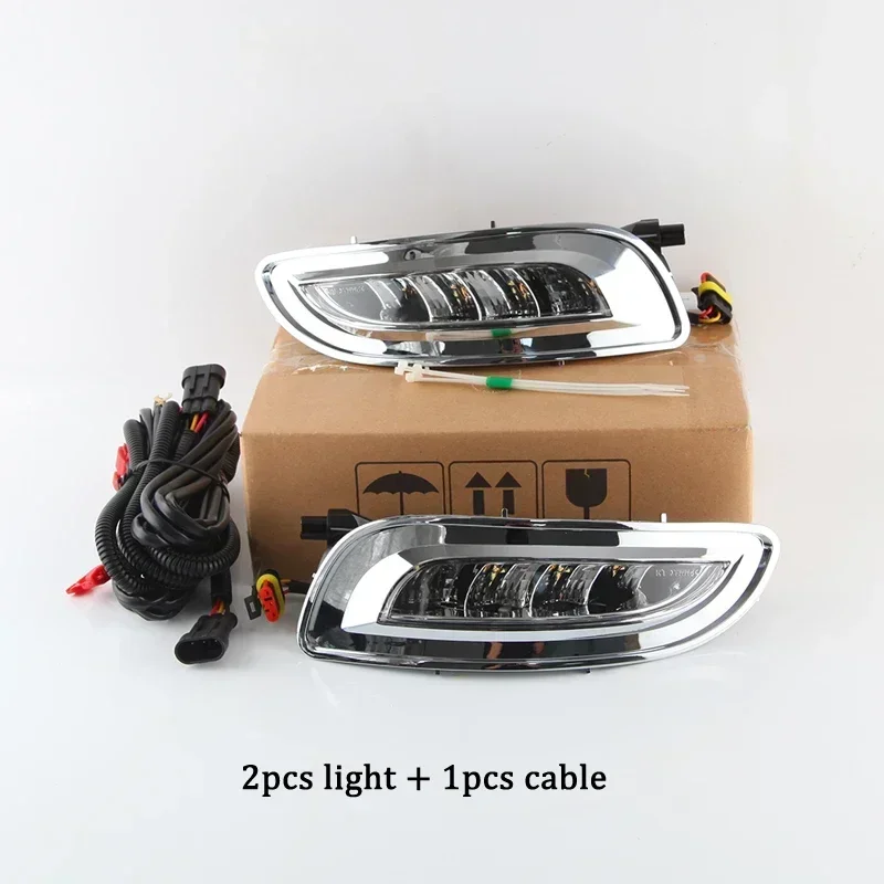 Car LED Daytime Running Light  For Lexus RX330 RX350 RX450h 2004 - 2009 Decoration Daylight Auto Turn Signal Indicator DRL