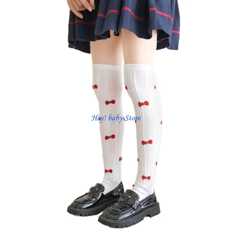 

Q1fe Child over колена чулки мода над носками теленка Bowknot Long