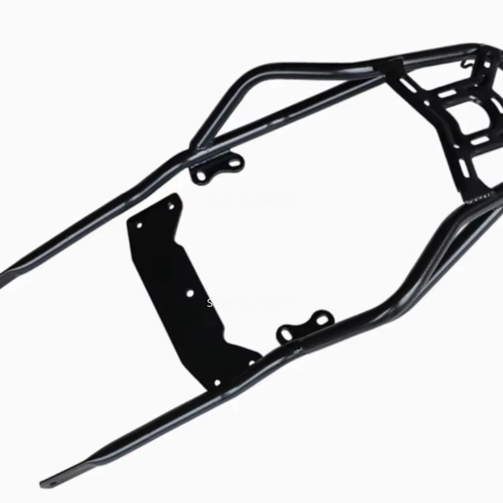 For Haojue DR300 DR250  Rear Side Saddle Bag Box Motorcycle Luggage Rack Carrier with Backrest