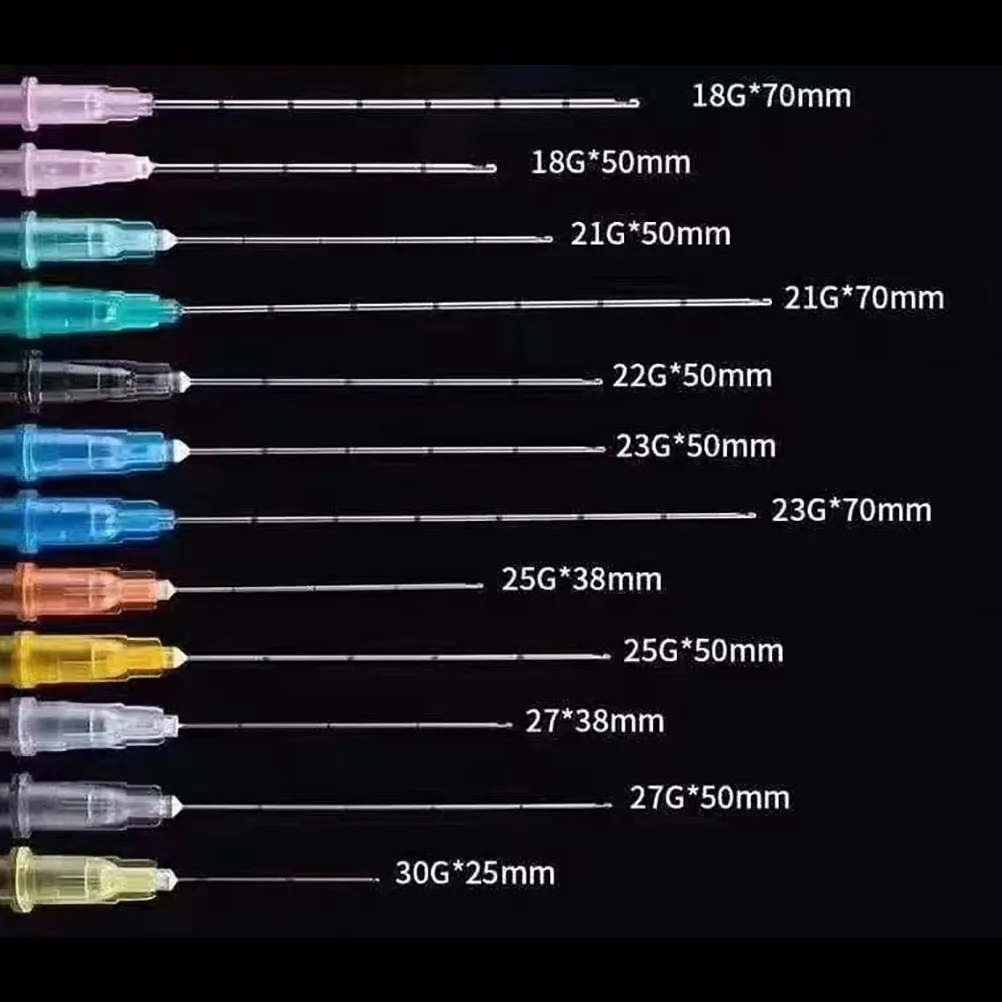 Jarum tumpul mikro halus Korea sekali pakai, kualitas tinggi 14G 90MM jarum kanula ujung tumpul untuk pengisi hialuronat