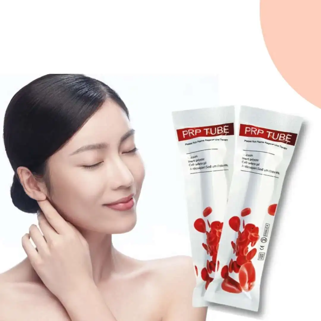 PET يستخدم لنمو شعر الوجه PRP 10 مل 15 مل ACD جل مضاف أنبوب PRF