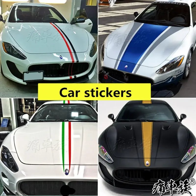 

Car stickers For Maserati Ghibli pull flowers Levante appearance decoration modified Decal film accessories
