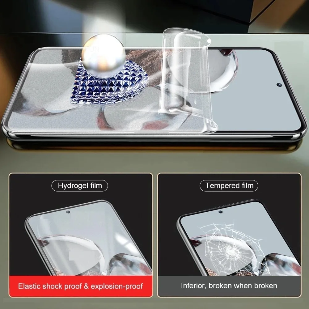 حامي الشاشة هيدروجيل فيلم لموتورولا موتو Defy 2 Edge Plus 2023 30 Neo 20 Fusion 40 Pro Lite 2021 X30 فيلم واقية