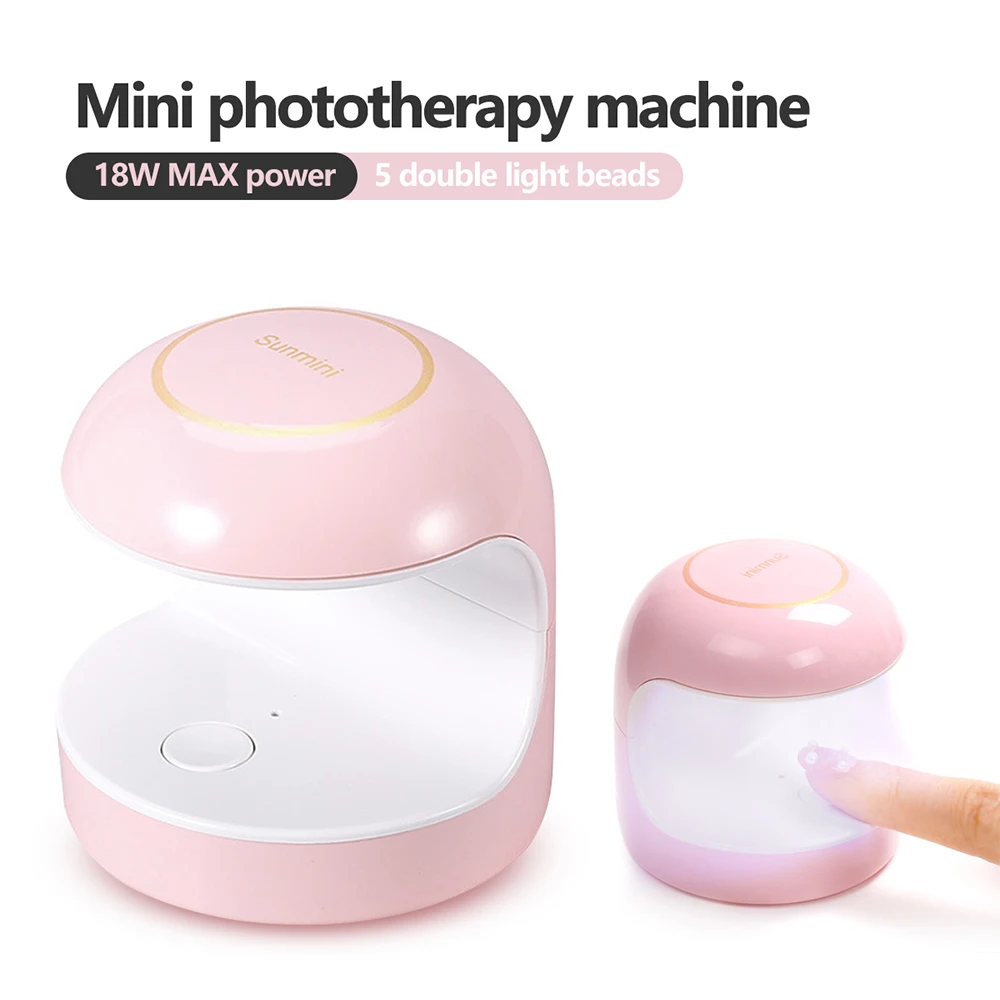 LULAA 18W Mini Nail Fast Dryer UV LED USB Lamp Manicure Egg Design Machine Single Finger Nail Art Tool Gel Curing With USB Free