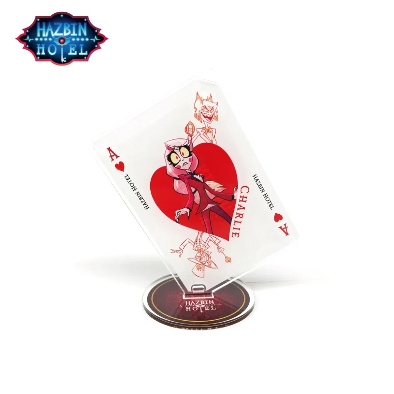 Hazbin Hotel Alastor Anime Peripheral Model 10cm Acrylic Stand Room Decoration Creative Birthday Gift Ideas Keychain