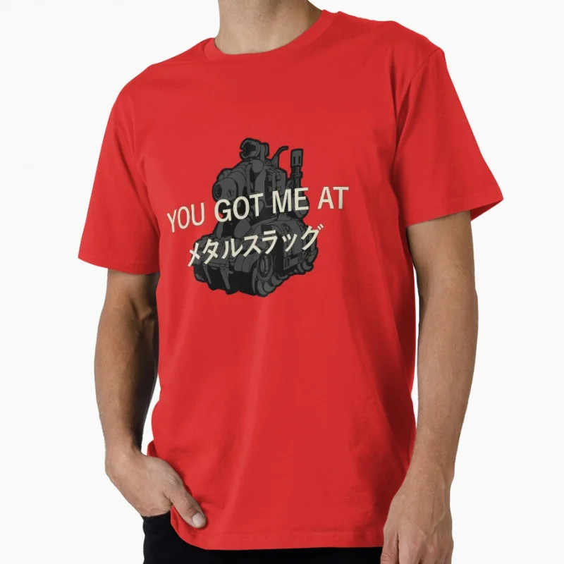 YOU GOT ME AT 80s Retro Arcade game Metal Slug Vintage Gift shirt for men 100% cotton Print Graphic Clothes All size S-6XL Tops