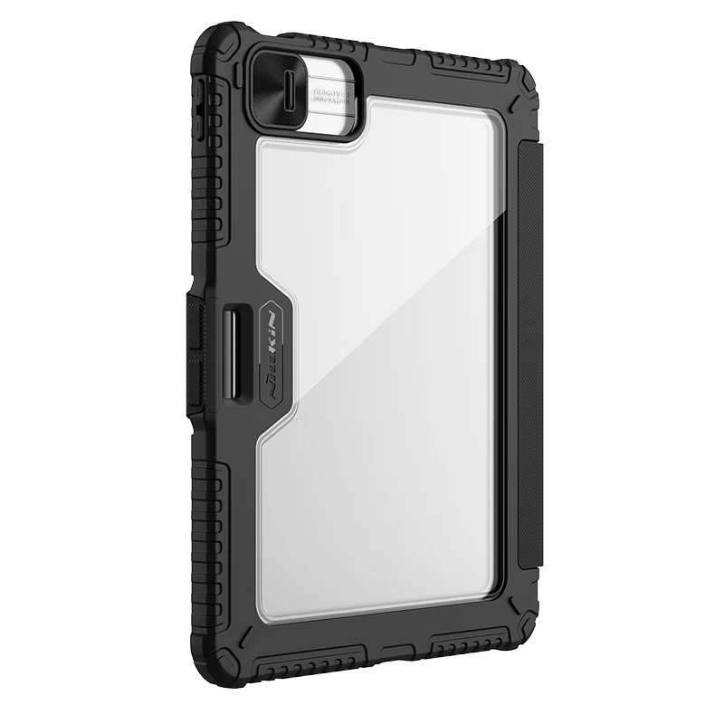 Imagem -03 - Nillkin Tablet Capa Protetora para Ipad Pro Multi-ângulo Estilo Dobrável Capa de Tablet em Couro Tpu com Suporte 11 2024