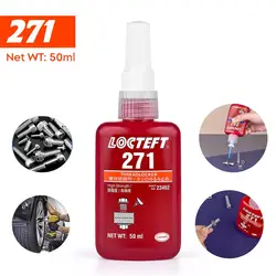 50ml Heat Cold Resistant Screw Adhesive Anaerobic Glue Anti-Loose Anti-Slip Sealing Thread Locking Agent Anti-Slip Caulk Sealers
