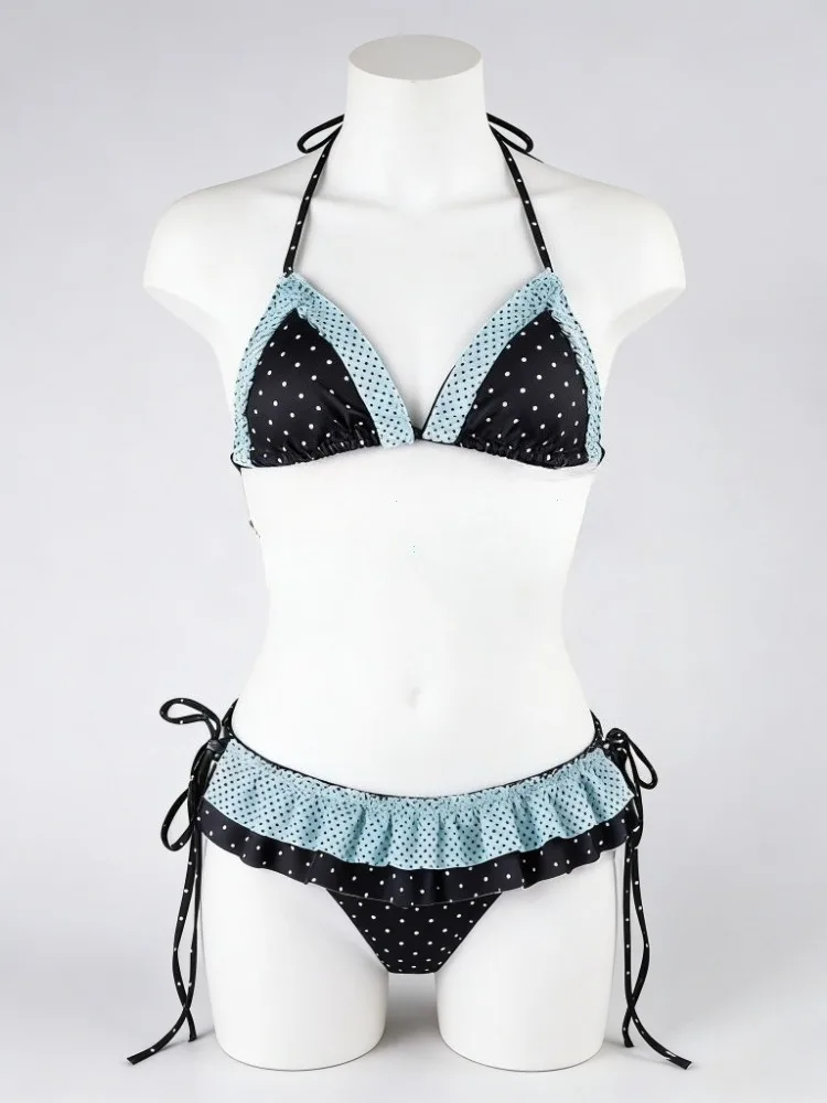 Conjunto de Bikini de Dos Piezas con Cintura Alta para Mujer 2026 - Traje de Baño Moderno con Estampado, Elegante para Vacaciones en la Playa, Fiestas de Verano