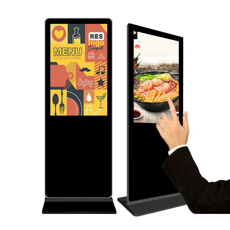 

55 Inch Floor Stand Digital Signage Android Touch Screen Kiosk Network Digital Marketing Advertising Display