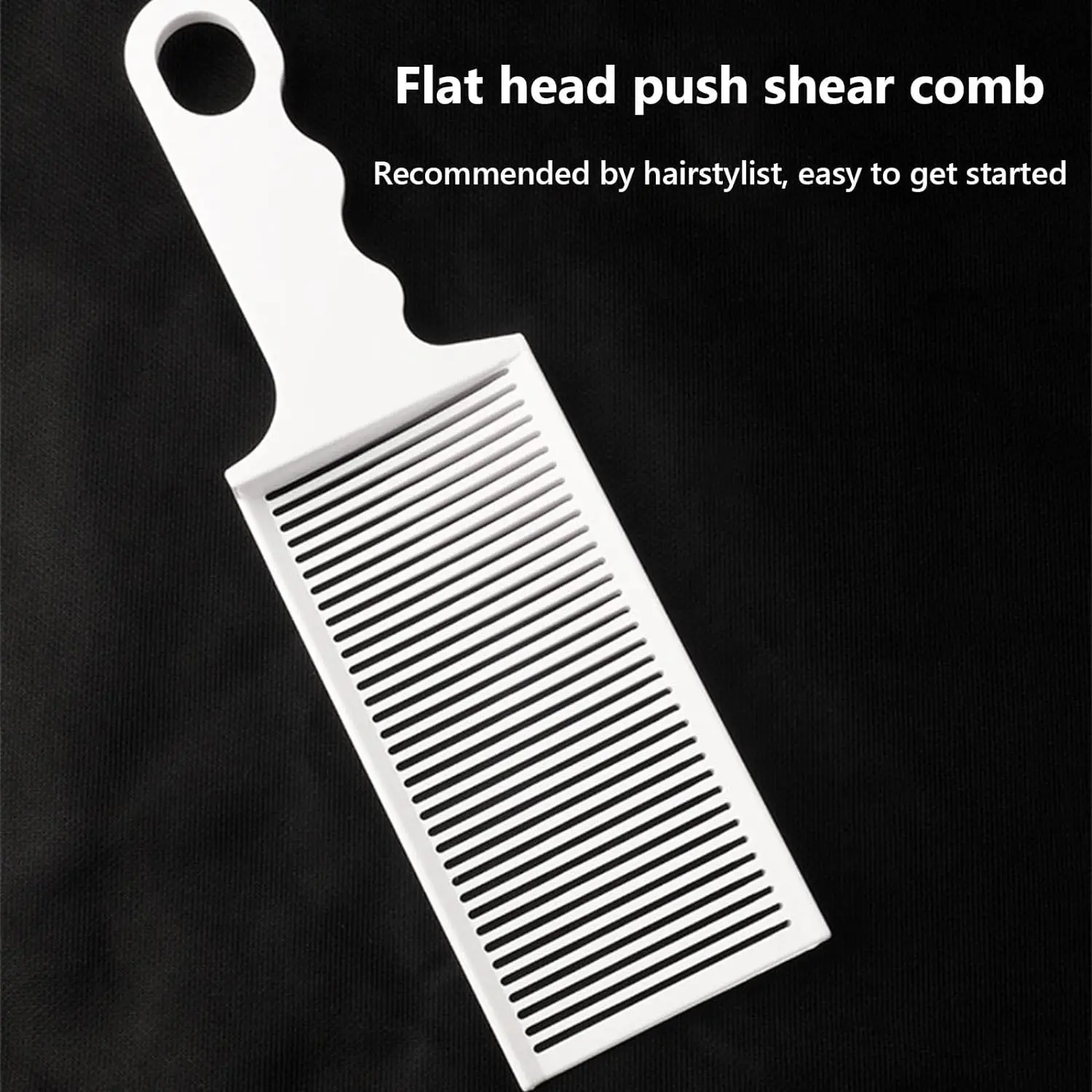 Barber Men Curved Positioning Flat Top Comb Professional Hair Cutting Hair Stylist Heat-Resistant Comb Salon Home Tools Supplies