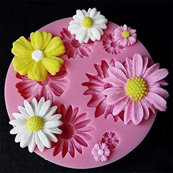 3D Flower Silicone Molds Fondant Craft Cake Candy Chocolate Sugarcraft Ice Pastry Baking…